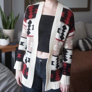 Printed Cardigan